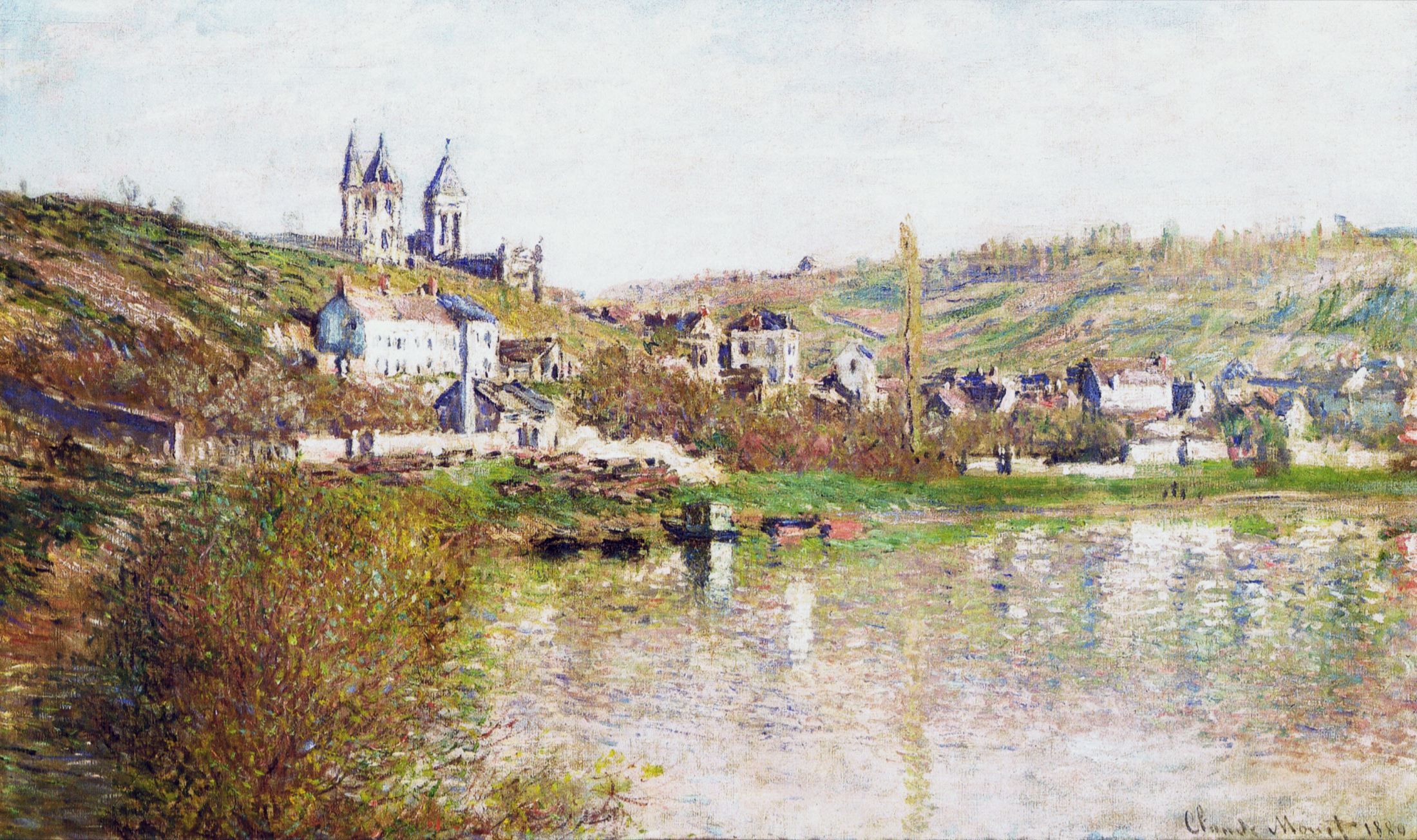 The Hills of Vetheuil 1880